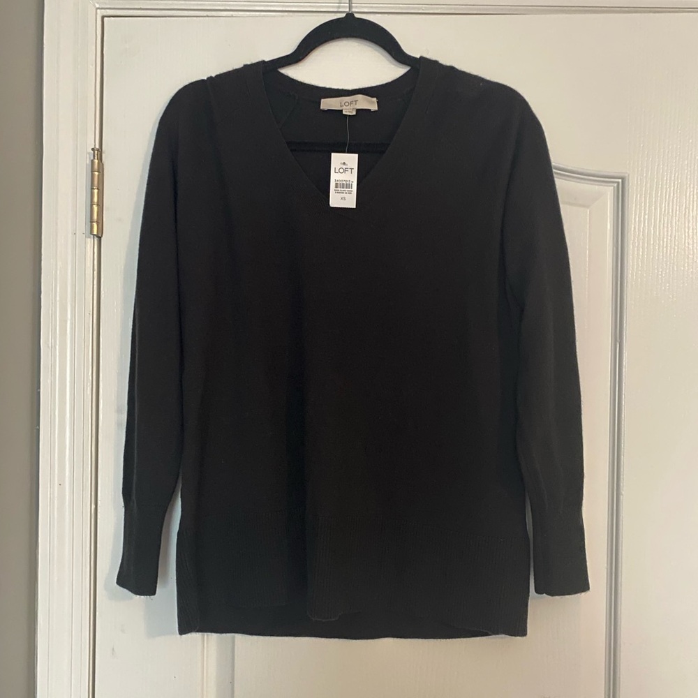 Loft black sweater